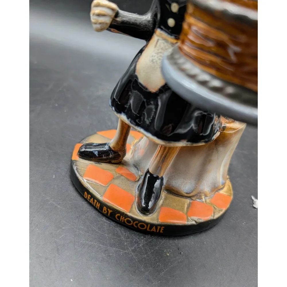 Yankee‎ Candle Boney Bunch 2017 Death By Chocolate Skeleton Tealight Holder 8